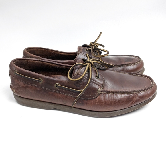 timberland leather loafers